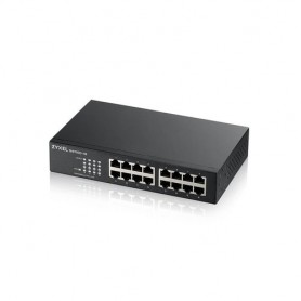 Switch Unmanaged, 16 porte Gigabit, desi