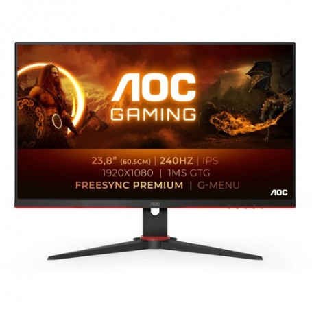 MONITOR AOC LED 23.8" Wide 24G2ZE/BK 240