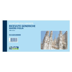 BL. RICEVUTE GENERICHE A 2 SEZIONE