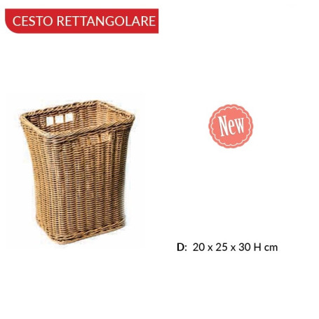 CESTO PER BAGUETTE 20X25XH30CM