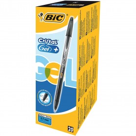 BIC CRISTAL GEL NERO  CF.20