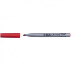 MARKER BIC POCKET ROSSO 1.1 MEDIUM CF.12