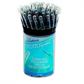 TRATTO PEN 0.5MM NERO CF.50