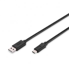 CAVO DIGITUS USB A-C M-M 1,8MT NERO